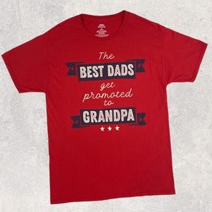 The BEST Dads Get Promotes to Grandpa Tee - Men’s Medium